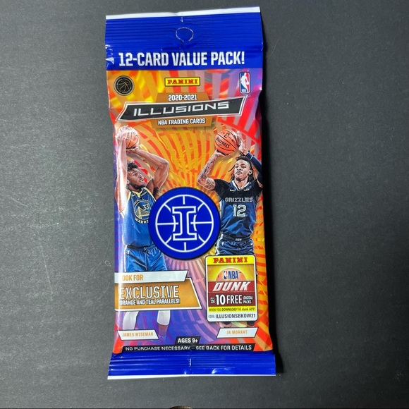 2020-2021 Illusions Panini Basketball Cards 12-Card Value Fat Pack! - Picture 2 of 5